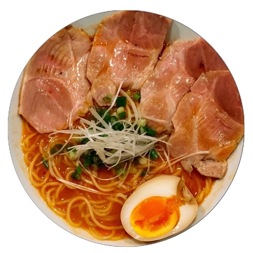 「☆海老らーめんにチャーシュートッピング☆」@麺や 海老庵の写真