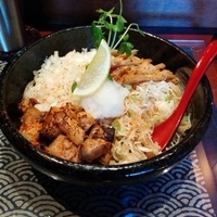 煮干し油そば 朧月