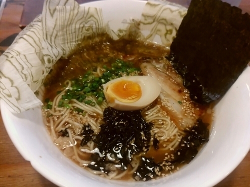「巣ごもり中華そば1000円」@瀬戸内居酒屋 尾道のりこ家 学芸大学駅近店の写真