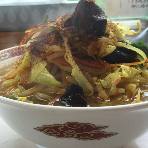 「スープカレータンメン」@あぢとみ食堂の写真