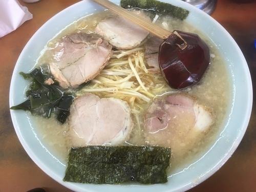 「倍ネギメンマチャーシューゆで卵950円」@ニューラーメンショップいわせの写真