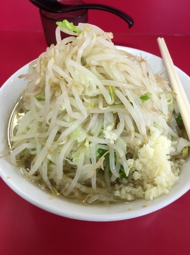 「小ラーメン  ニンニク少なめ」@ラーメン二郎 茨城守谷店の写真
