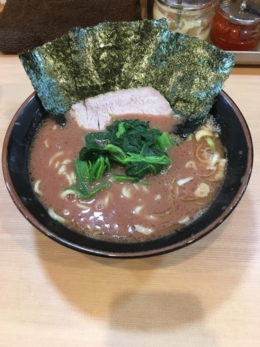 「ラーメン並650円」@横浜家系らーめん 武道家 賢斗の写真