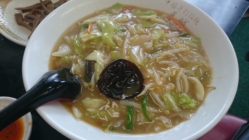 「チャンポン麺（950円）」@中国手打拉麺 馬賊 日暮里店の写真