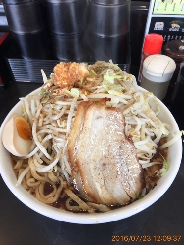 「背脂ック大盛り100円増し」@背脂らーめん 宮本 取手店の写真