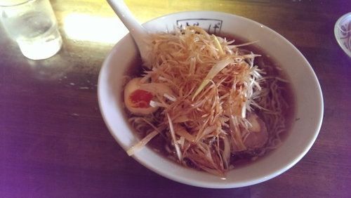 「赤ネギ、ラーメン、大盛」@らーめん工房 はらっぱの写真