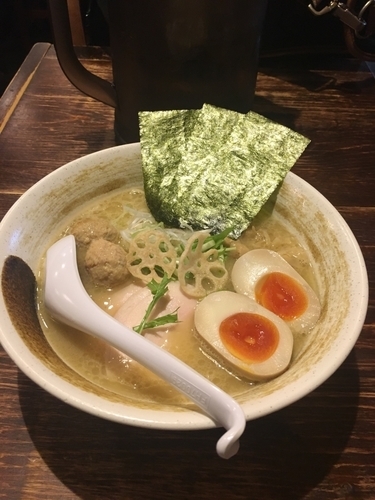 「特製濃厚鶏白湯」@濃厚鶏そば たけいちの写真