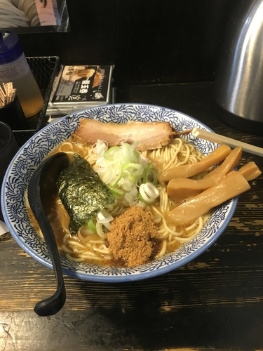 「中華そば（大盛、細麺、850¥）」@狼煙 〜NOROSHI〜の写真