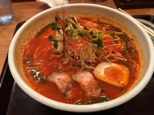 「辛辛麺」@らぁめん たろう 三宮本店の写真