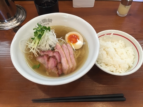 「特製塩そば」@公園前の写真