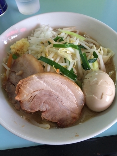 「タンメン？800円 玉子100円 たまねぎ」@らーめん☆王子の写真