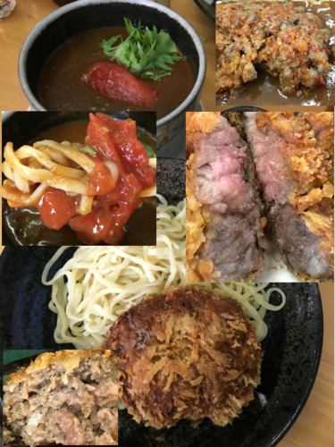 「[文月の一杯] 真夏のトマトカレーつけ麺 C ＋α」@MENYA 食い味の道有楽の写真