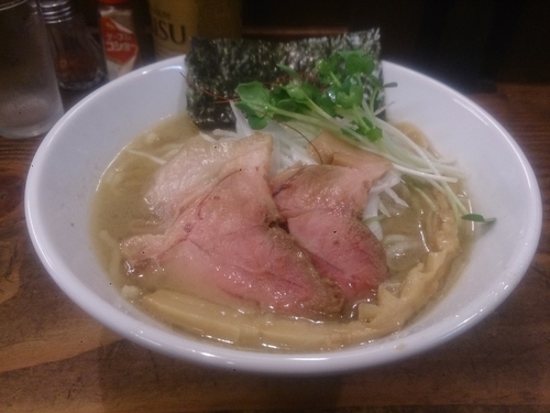 「濃厚牡蠣ソバ」@貝だしラーメン 貝ガラ屋の写真