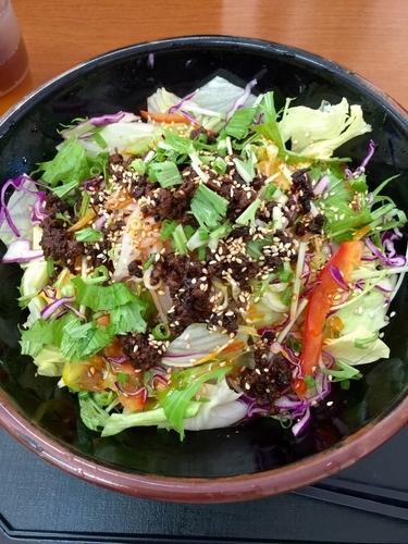 「冷し担々麺@830+大盛@150」@中国四川料理 天府仙臺の写真