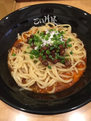 「汁なし担々麺〜かぶきもの 750円」@こいけ屋の写真