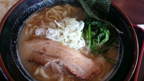 「家系醤油ラーメン」@わだい家 総本舗の写真