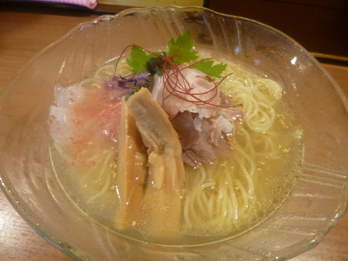 「芳醇冷やし鯛塩そば」@鯛塩そば 灯花 本店の写真