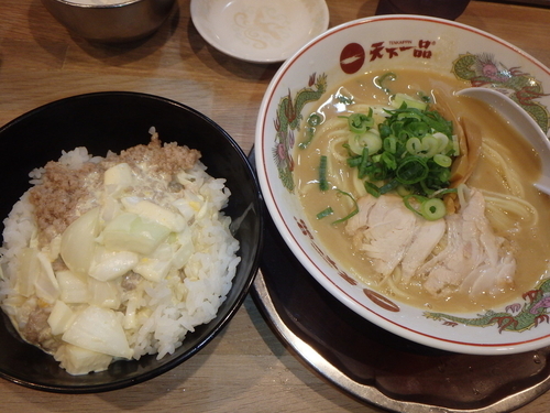 「豚タル丼定食(920円)」@天下一品 東雲店の写真