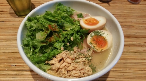 「特製鶏そば(980)+丼(300)」@NOODLE STOCK 鶴おかの写真