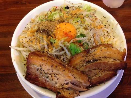 「男気まぜカレーver(大盛)」@まるはち 春日井店の写真