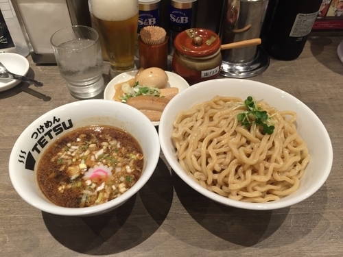 「特製つけ麺」@つけめんTETSU 調布店の写真