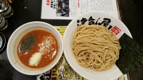 「トマトつけ麺890円(大盛540g)」@つけ麺 津気屋 川口店の写真