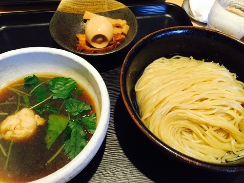 「あっさり淡麗半熟味玉煮干しつけ麺」@煮干し中華そば 一燈の写真