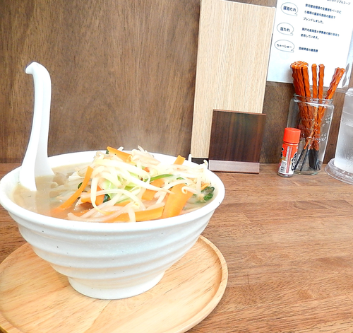 「たっぷり野菜たんめん（950円）」@らーめんshigetomiの写真