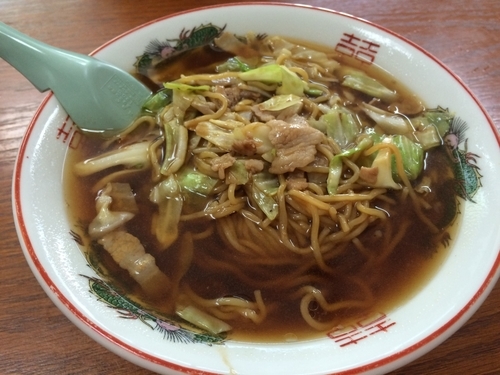 「スープ入り焼きそば」@こばや食堂の写真