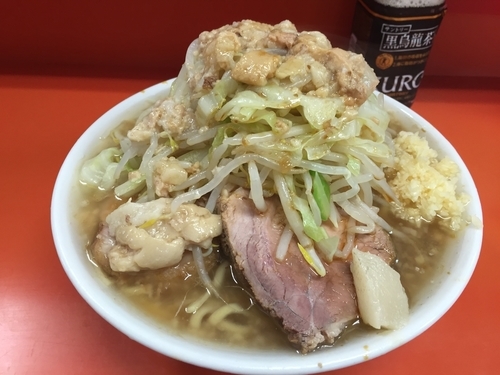 「小ラーメン(ニンニク) 700円」@ラーメン二郎 神田神保町店の写真