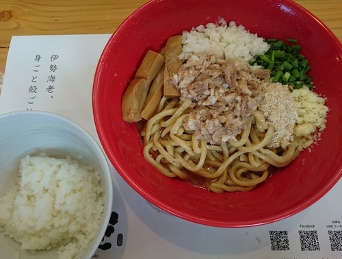 「海老まぜそば」@活龍 海老蟹専門 甲殻堂の写真