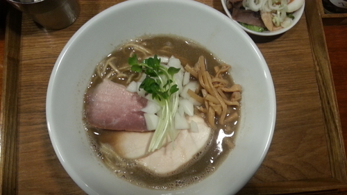 「烏賊煮干しそば 限定」@がふうあんの写真