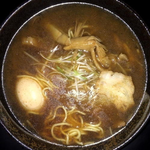 「中華そば（小）¥720円（煮玉子＋130円）」@もちもちの木 白岡店の写真