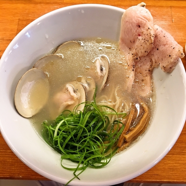 鳥と蛤の塩らぁめん