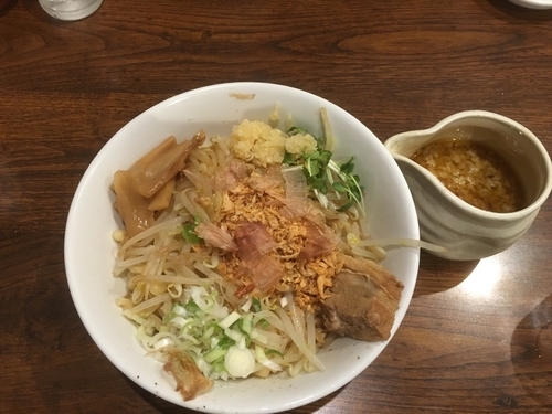 「汁なしラーメン」@つけめんTETSU 御徒町ラーメン横丁店の写真