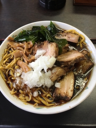 「チャーシューめん➕大盛➕麺固め」@福のじの写真