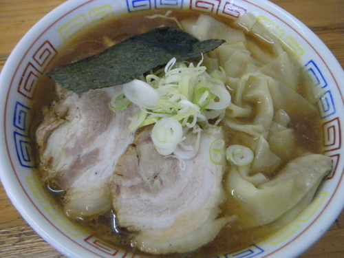 「わんたんめん600円」@ら〜めん好房の写真