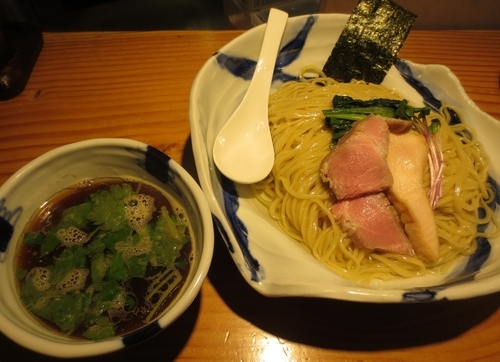 「＜限定麺＞濃縮貝出汁細つけそば　900円」@麺処 篠はらの写真