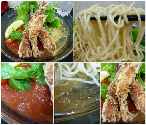 「【限定】冷やしトマト麺¥850」@自家製麺SHINの写真