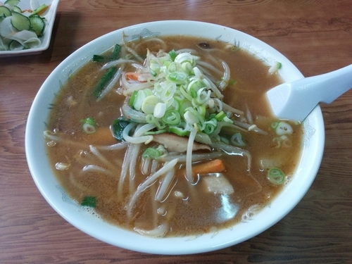 「みそらーめん　650円」@やまや食堂 本町店の写真