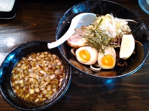「鰹香味つけ麺」@麺屋 虎威原の写真