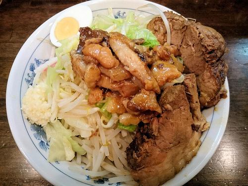 「汁なし野菜」@東池袋大勝軒 八王子店の写真