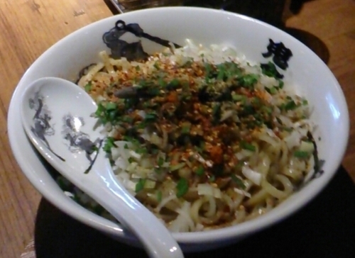 「カラシビまぜそば」@カラシビ味噌らー麺・つけ麺 神田本店の写真