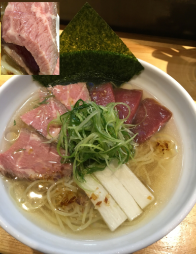 「期間限定　鮪塩冷やし 並1200円」@ラーメン 巌哲の写真