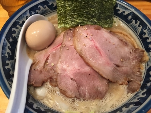 「特製塩らーめん大盛」@○心厨房の写真