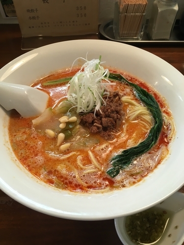 「ブドウ山椒担担麺　800円」@ラーメン・餃子 ハナウタの写真