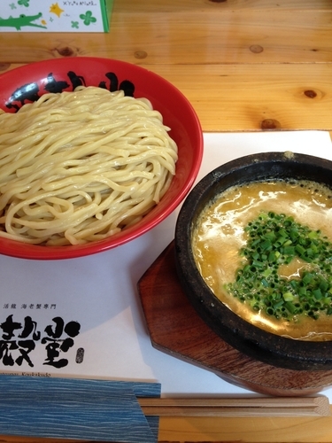 「雲丹のつけめん」@活龍 海老蟹専門 甲殻堂の写真