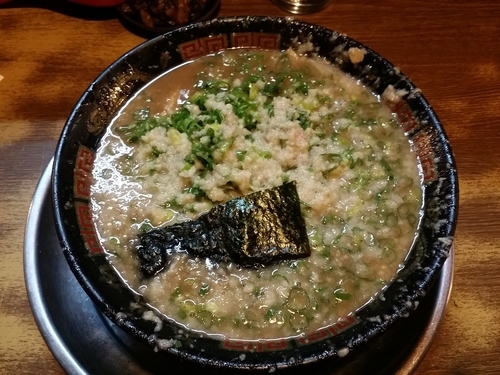 「とんこつラーメン」@無鉄砲 大阪店の写真
