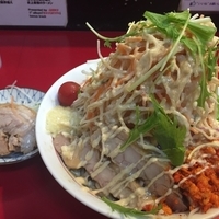 冷やし中華並 全マシ 豚一枚