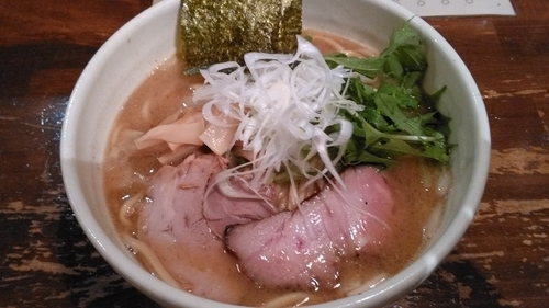 「濃い出汁そば(大盛)」@日本橋 製麺庵 なな蓮の写真